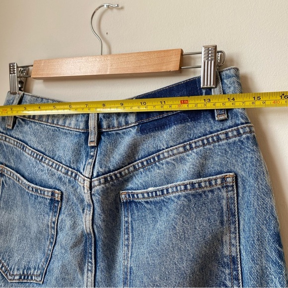 Zara Distressed Blue Denim Jeans US size 6 - Picture 6 of 7